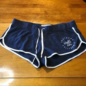 Navy blue short shorts